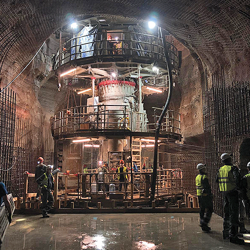 Image de project - mine Nezhinksy - Tête de route de forage d'arbre